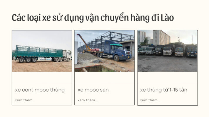 dịch vụ vận chuyển hàng đi Lào giá rẻ an toàn số 1 tại Việt Nam