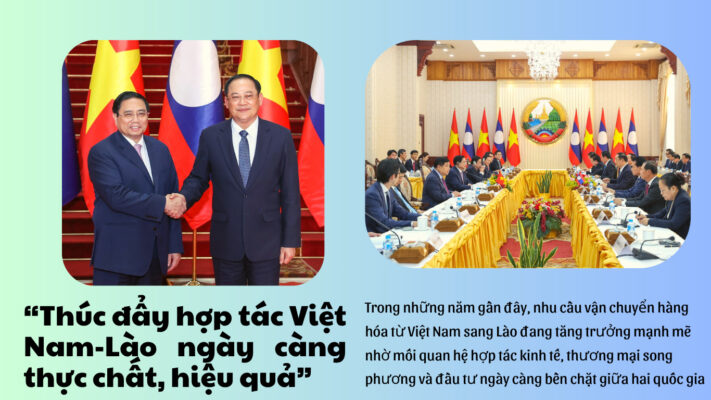 NHU CẦU VẬN CHUYỂN HÀNG HÓA VIỆT NAM ĐI LÀO CUỐI 2025 VÀ ĐẦU 2026