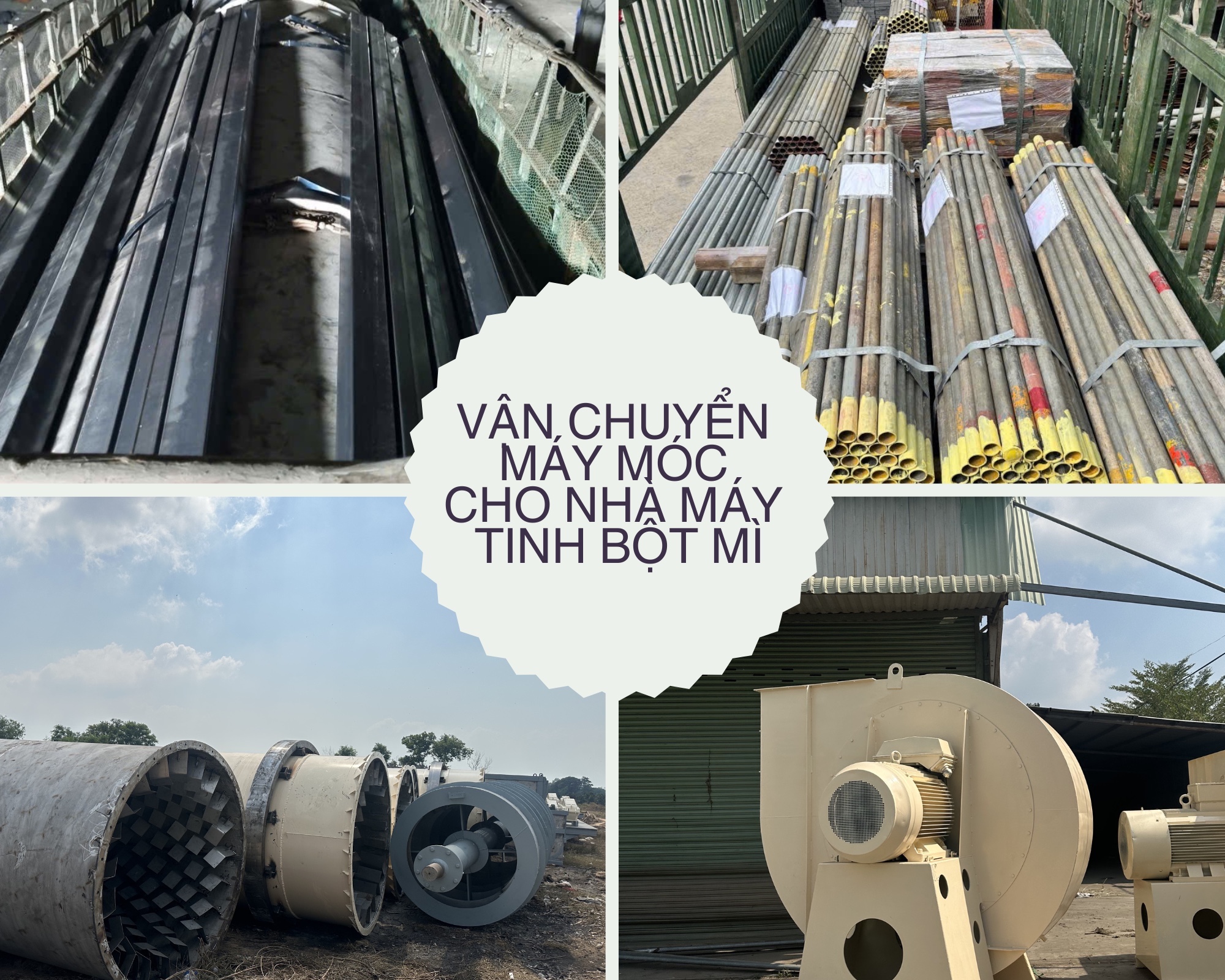 vận chuyển hàng máy móc thiết bị đi Champasak - Lào
