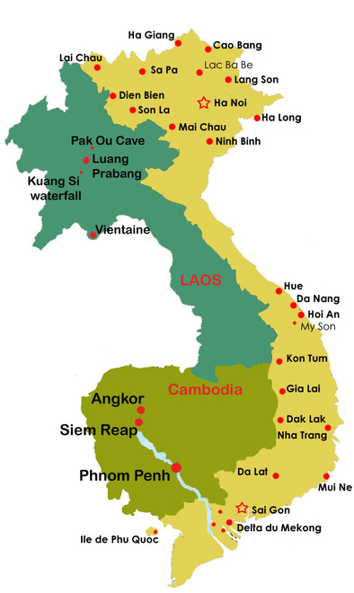 Các Tỉnh của Lào Hành trình kết nối Đông Dương cùng VCL Transport