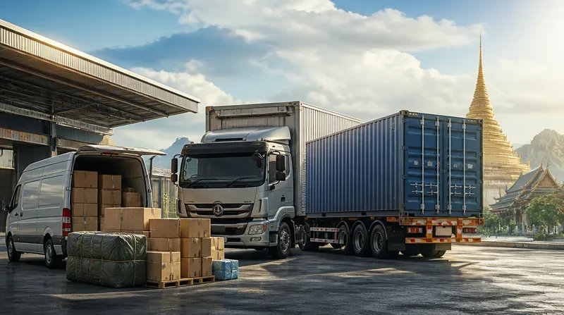 Các hình thức gửi hàng đi Lào: hàng lẻ, nguyên chuyến, container và door to door