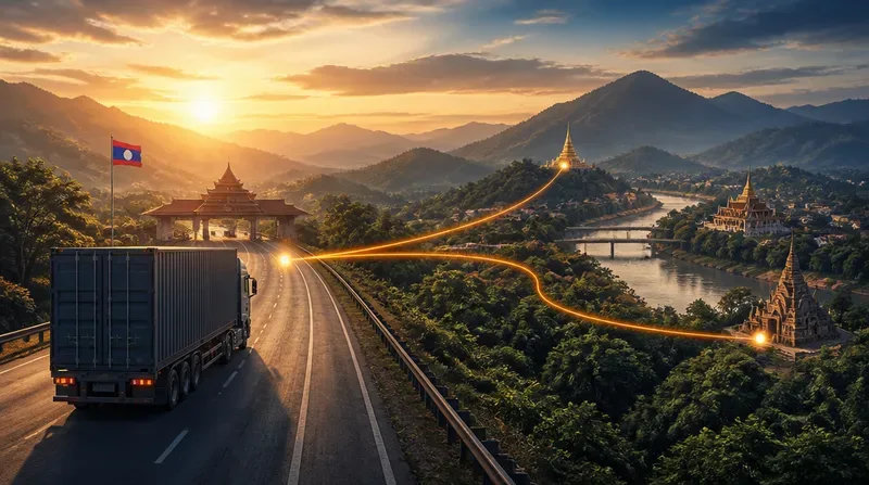 Các tuyến gửi hàng từ Bình Dương sang Lào phổ biến