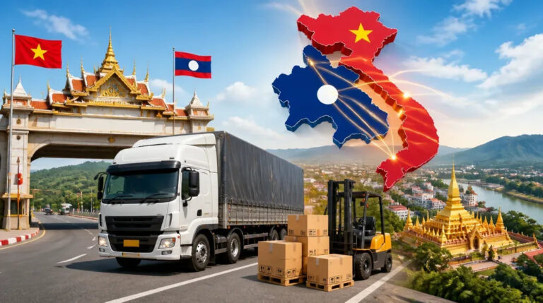 Vận chuyển hàng đi Lào giá rẻ, uy tín