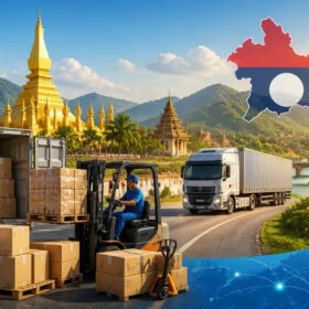 Vận chuyển hàng lẻ đi Lào uy tín, tiết kiệm chi phí