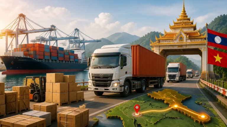 Vận chuyển hàng từ Hải Phòng đi Lào nhanh chóng, an toàn