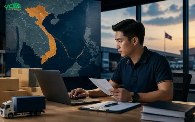 Thủ tục vận chuyển hàng đi Campuchia chính ngạch 2026