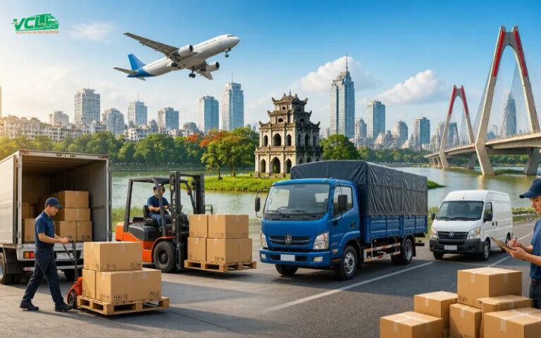 Vận chuyển hàng tại Hà Nội đúng giờ, đúng tờ khai hải quan