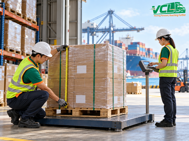 Bảng kê chi phí lô hàng được đối chiếu từng khoản