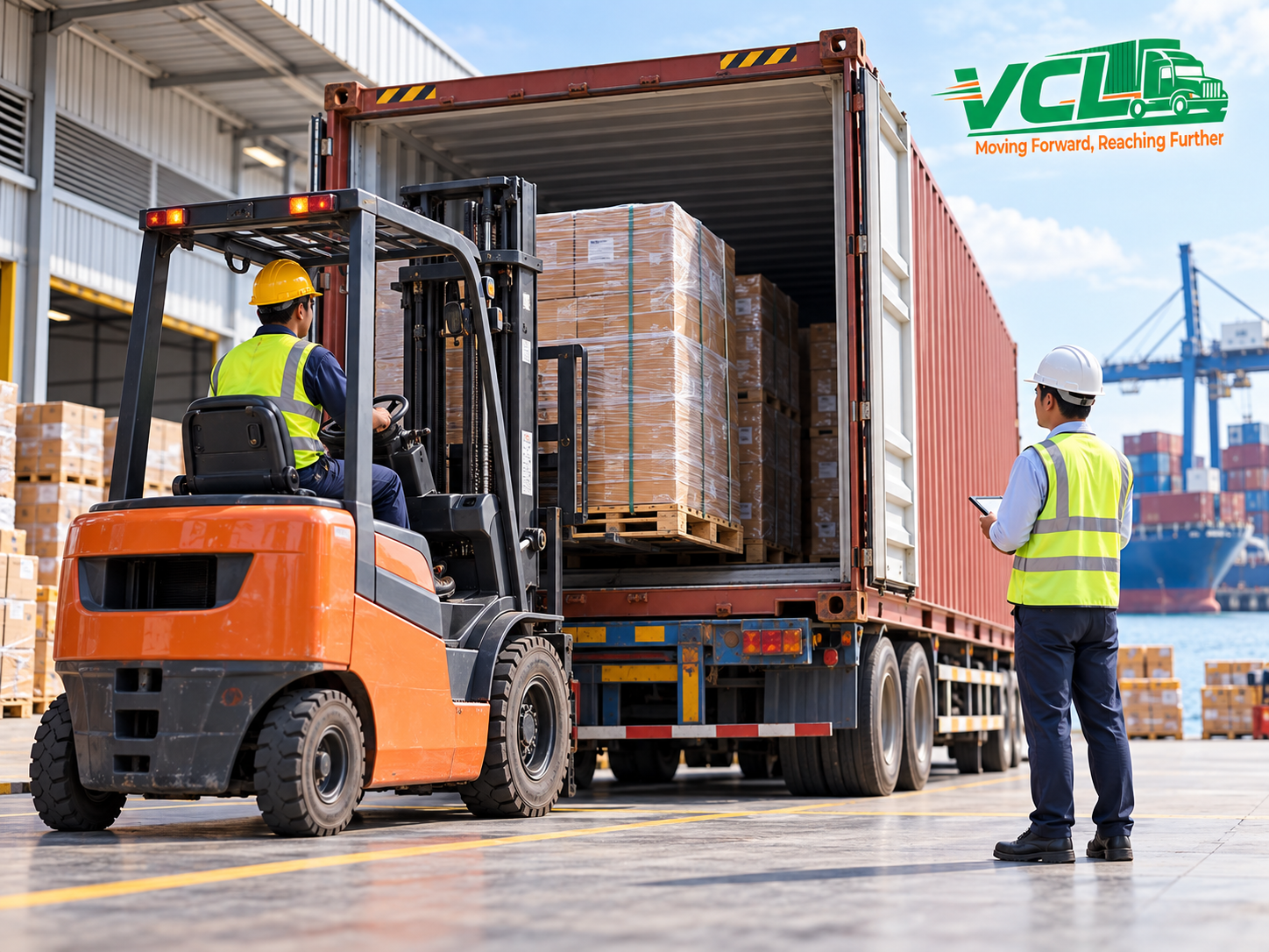Các loại container khô và container lạnh tại bãi